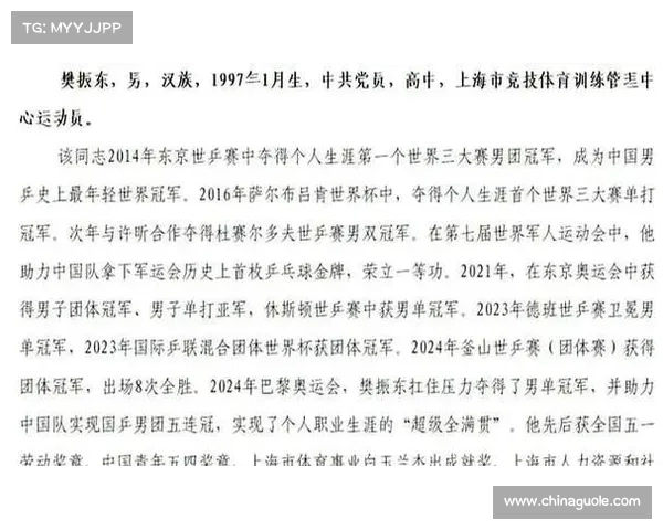 破案了!樊振东与王曼昱未获劳模殊荣的真正原因揭秘 破案了!樊振东与王曼昱未获劳模殊荣的真正原因揭秘